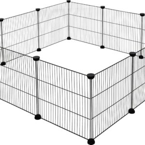 Kerbl Pet Hopsi: Recinto Exterior Flexible y Modular para Cachorros (12 Mallas)