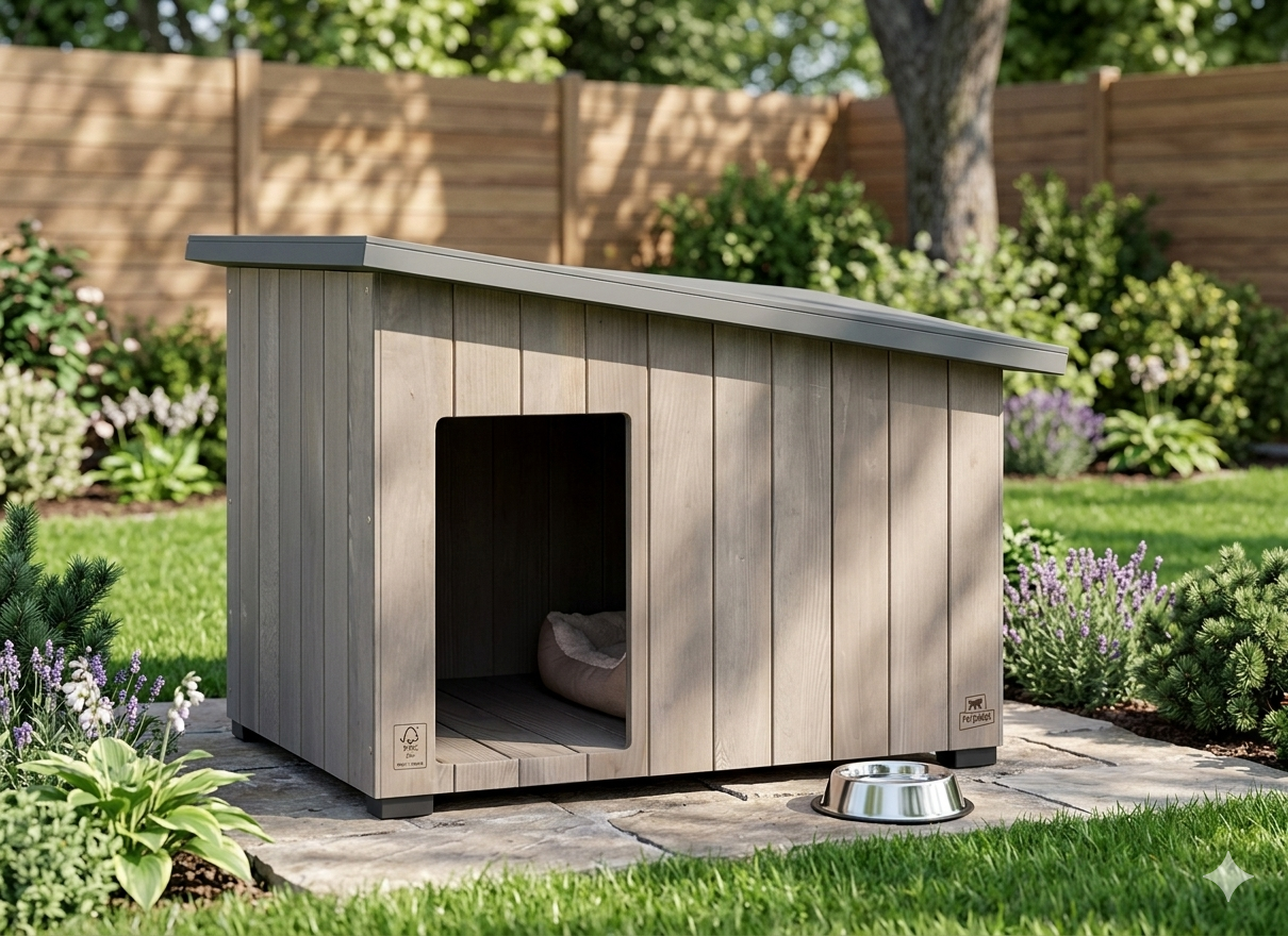 Caseta de Madera Ferplast Argo - Diseño Nórdico