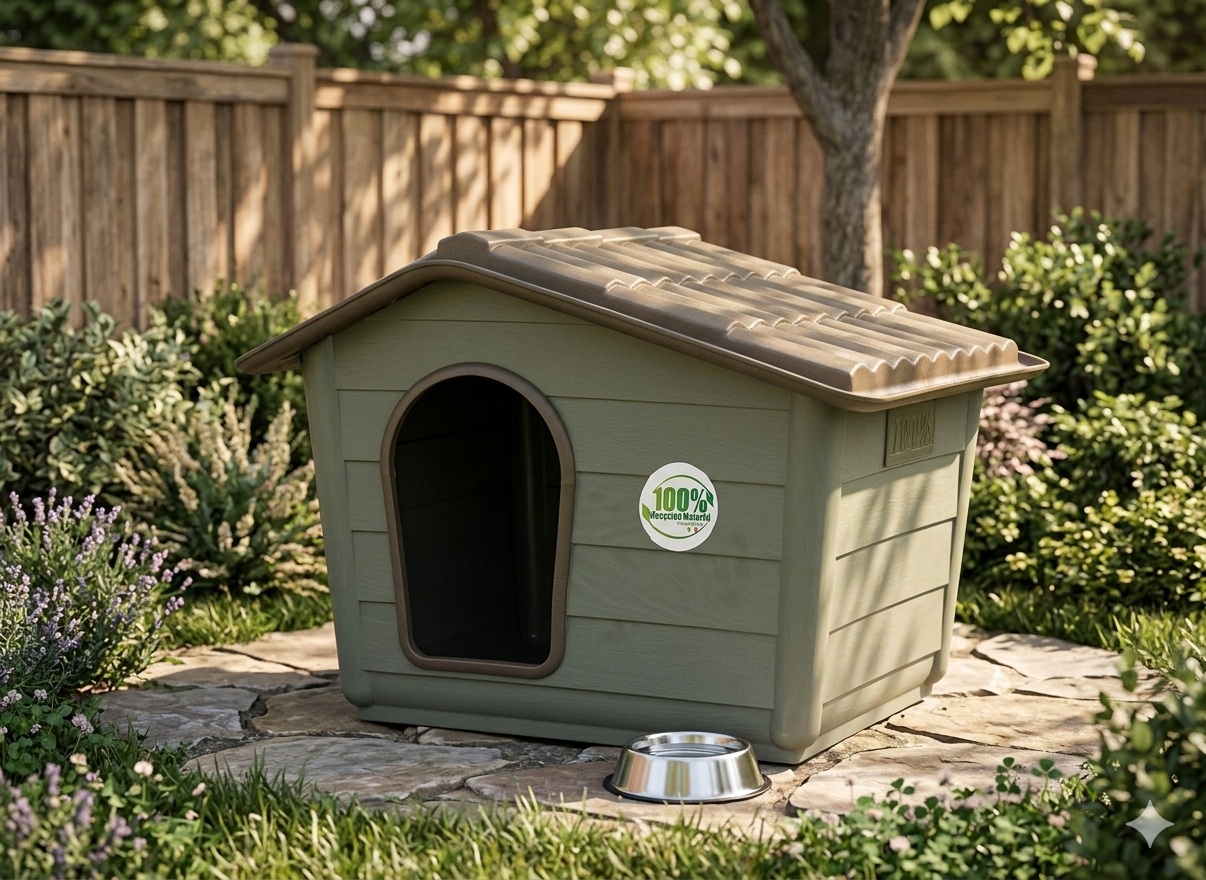 Caseta Sostenible Curver 100% Reciclada (Verde Olivo)