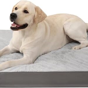 KSIIA Colchón Ortopédico de Doble Cara e Impermeable (90x57 cm)
